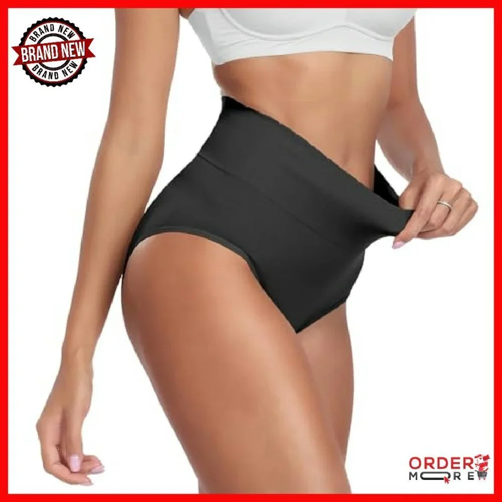 High Waist Seamless Panties 8-Pack Full Coverage Soft Stretch